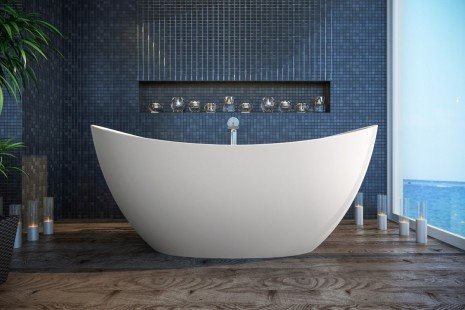 Purescape 171 Freestanding Slipper Bathtub BI 03